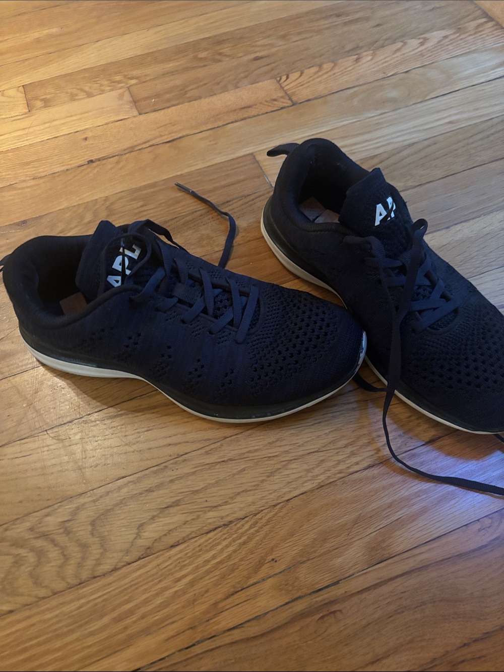 APL women's navy and black Knit Athletic Shoes - size 8.5